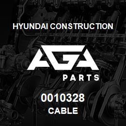 0010328 Hyundai Construction CABLE | AGA Parts