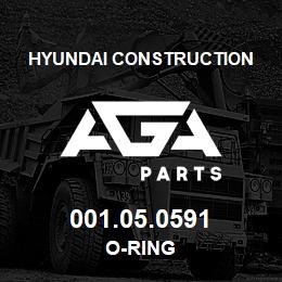 001.05.0591 Hyundai Construction O-RING | AGA Parts