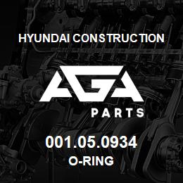 001.05.0934 Hyundai Construction O-RING | AGA Parts