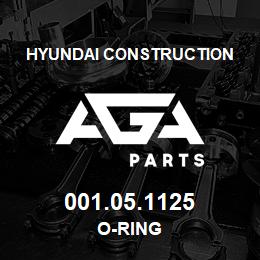 001.05.1125 Hyundai Construction O-RING | AGA Parts