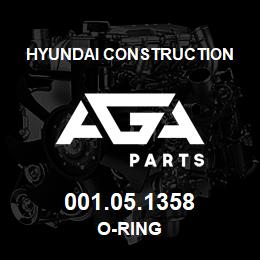 001.05.1358 Hyundai Construction O-RING | AGA Parts