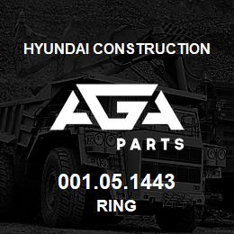 001.05.1443 Hyundai Construction RING | AGA Parts