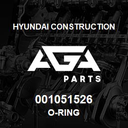 001051526 Hyundai Construction O-RING | AGA Parts