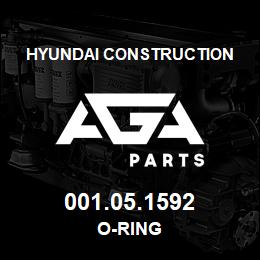 001.05.1592 Hyundai Construction O-RING | AGA Parts