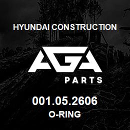 001.05.2606 Hyundai Construction O-RING | AGA Parts