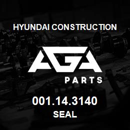 001.14.3140 Hyundai Construction SEAL | AGA Parts