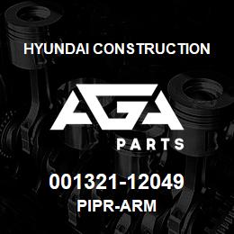 001321-12049 Hyundai Construction PIPR-ARM | AGA Parts