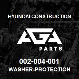 002-004-001 Hyundai Construction WASHER-PROTECTION | AGA Parts