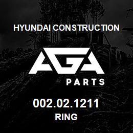 002.02.1211 Hyundai Construction RING | AGA Parts