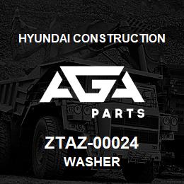 ZTAZ-00024 Hyundai Construction WASHER | AGA Parts