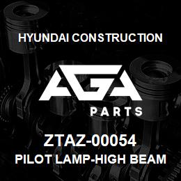 ZTAZ-00054 Hyundai Construction PILOT LAMP-HIGH BEAM | AGA Parts