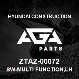 ZTAZ-00072 Hyundai Construction SW-MULTI FUNCTION,LH | AGA Parts