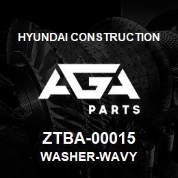 ZTBA-00015 Hyundai Construction WASHER-WAVY | AGA Parts