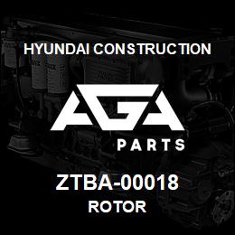 ZTBA-00018 Hyundai Construction ROTOR | AGA Parts