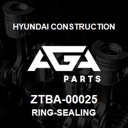 ZTBA-00025 Hyundai Construction RING-SEALING | AGA Parts