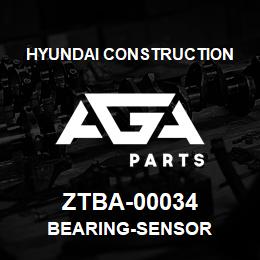 ZTBA-00034 Hyundai Construction BEARING-SENSOR | AGA Parts