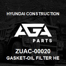 ZUAC-00020 Hyundai Construction GASKET-OIL FILTER HEAD | AGA Parts