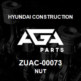 ZUAC-00073 Hyundai Construction NUT | AGA Parts