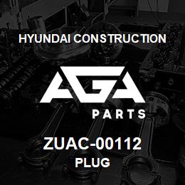 ZUAC-00112 Hyundai Construction PLUG | AGA Parts