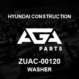 ZUAC-00120 Hyundai Construction WASHER | AGA Parts