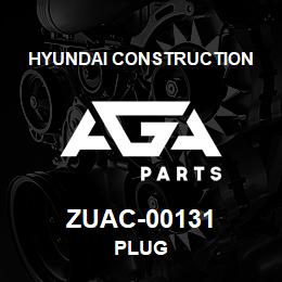 ZUAC-00131 Hyundai Construction PLUG | AGA Parts