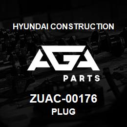 ZUAC-00176 Hyundai Construction PLUG | AGA Parts