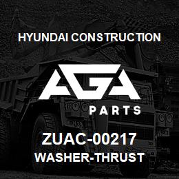 ZUAC-00217 Hyundai Construction WASHER-THRUST | AGA Parts