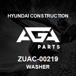 ZUAC-00219 Hyundai Construction WASHER | AGA Parts