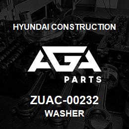 ZUAC-00232 Hyundai Construction WASHER | AGA Parts