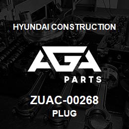 ZUAC-00268 Hyundai Construction PLUG | AGA Parts