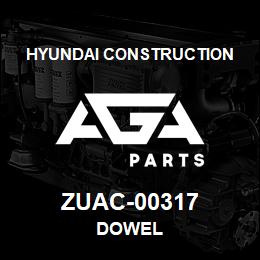 ZUAC-00317 Hyundai Construction DOWEL | AGA Parts