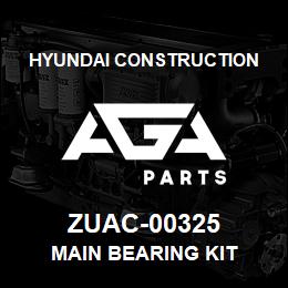 ZUAC-00325 Hyundai Construction MAIN BEARING KIT | AGA Parts