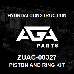 ZUAC-00327 Hyundai Construction PISTON AND RING KIT | AGA Parts