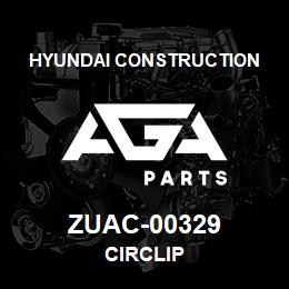 ZUAC-00329 Hyundai Construction CIRCLIP | AGA Parts