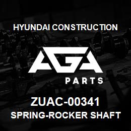 ZUAC-00341 Hyundai Construction SPRING-ROCKER SHAFT | AGA Parts