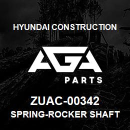 ZUAC-00342 Hyundai Construction SPRING-ROCKER SHAFT | AGA Parts