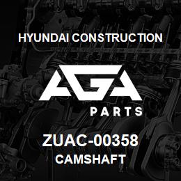 ZUAC-00358 Hyundai Construction CAMSHAFT | AGA Parts