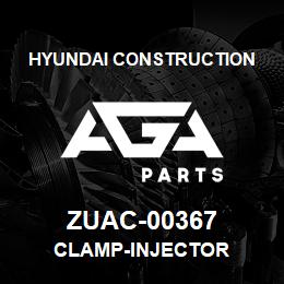 ZUAC-00367 Hyundai Construction CLAMP-INJECTOR | AGA Parts