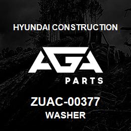 ZUAC-00377 Hyundai Construction WASHER | AGA Parts