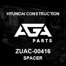 ZUAC-00416 Hyundai Construction SPACER | AGA Parts