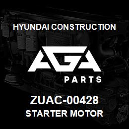 ZUAC-00428 Hyundai Construction STARTER MOTOR | AGA Parts