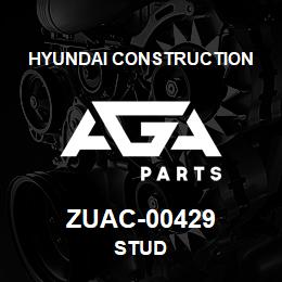 ZUAC-00429 Hyundai Construction STUD | AGA Parts