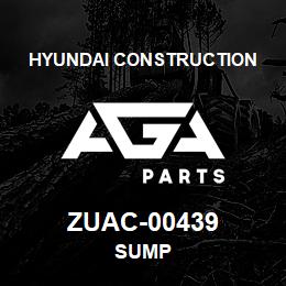 ZUAC-00439 Hyundai Construction SUMP | AGA Parts