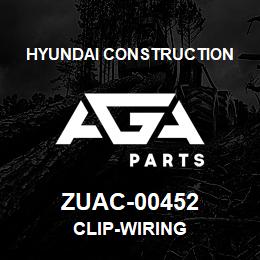 ZUAC-00452 Hyundai Construction CLIP-WIRING | AGA Parts