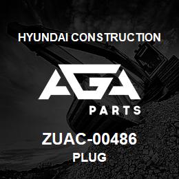 ZUAC-00486 Hyundai Construction PLUG | AGA Parts