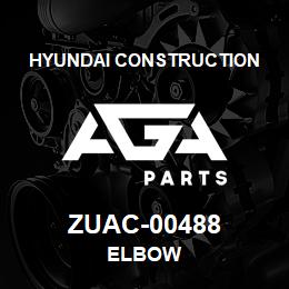 ZUAC-00488 Hyundai Construction ELBOW | AGA Parts