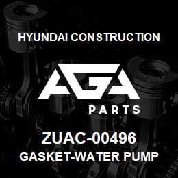 ZUAC-00496 Hyundai Construction GASKET-WATER PUMP | AGA Parts