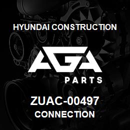 ZUAC-00497 Hyundai Construction CONNECTION | AGA Parts