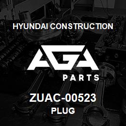 ZUAC-00523 Hyundai Construction PLUG | AGA Parts