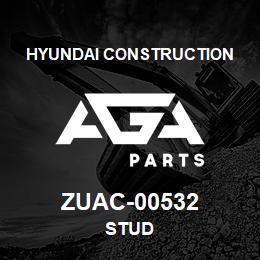 ZUAC-00532 Hyundai Construction STUD | AGA Parts